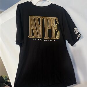 AAPE by A Bathing Ape Black T-Shirt